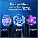 Oral-B iO Series 5 Elektrische Zahnbürste Doppelpack — Electric Toothbrush, Inkl. 2 Aufsteckbürsten und Reise-Etui — 5 Putzmodi für Zahnpflege, Zahnbürste Elektrisch, Designed by Braun, Schwarz/Weiß - 14