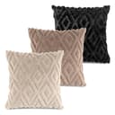 Quantum Interior by Maxland Boho-Dekokissen mit Füllung in Vintage Optik, Sofakissen Boho Style, extra weiches Wendekissen für Sofa, Bett, Büro, Kissen in Naturtönen ca 45x45 cm (Taupe) - 6