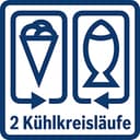 Bosch KGN39VICT Series 4 Fridge-Freezer 203 x 60 cm 260 Litre Fridge and 103 Litre Freezer VitaFresh XXL Longer Freshness NoFrost Defrost No Frost Faster - 7