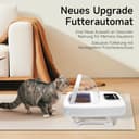 Comedero Automático para Gatos, Alimentador de Microchip para Mascotas con Colgante de Collar RFID, Detecta 134,2 kHz 15 Dígitos de Identificación de Chip para Mascotas, Evita El Robo de Alimentos - 2