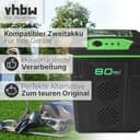 vhbw Batería reemplaza Stiga BT 80 Li 5.0 para cortacésped Herramienta de jardín Tijeras cortacésped cortacésped Herramienta de jardín 2000mAh 80V Li-Ion, 20 Celdas - 7