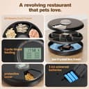 Distributore Automatico Cibo Gatti Umido: Dispenser Crocchette Gatto - Dosatore Crocchette per Gatti senza Fili - Dispenser Cibo Gatto 3AA Batteria - Distributore per Cani Timer - Refrigerazione - 7