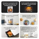 Xiaomi Smart Air Fryer 6.5L - Freidora de aire 6.5L, 1800W, +100 recetas, pantalla OLED, temperatura regulable 40°C-220°C °, Cocción uniforme 360°, negro (Versión ES) - 10