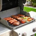 onlyfire GCG-8544 Stainless Steel Grill Grates for Weber Spirit 200 Series with Up Front Controls and Spirit II 200 Series Grills, Spirit E/S-210, E/S-220, Spirit E-310(2025), Set of 2 - 8