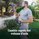 WORX WG543E Soffiatore a batteria brushless da 20 V LeafJet - Batteria e Caricatore Inclusi - 11