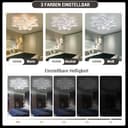 BAYHT Plafoniera LED Soffitto, 90W Lampada da Soffitto con Matter Compatibile con HomeKit, Alexa, Google e IFTTT, Moderna Plafoniera Intelligente per Soggiorno, Camera da Letto, Sala da Pranzo - 3