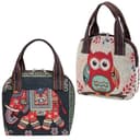 Genérico Bolso de mano para mujer en tejido jacquard con doble cremallera, bolso vintage pequeño e informal para ir de compras, viajar y trabajar, bolso hobo con bordado estilo bohemio - 1