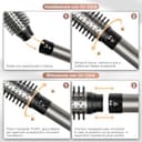 Air Styler 6 In 1, Asciugacapelli Ionico, 110.000 Giri/min, Spazzola Rotante Per Capelli, Arricciacapelli Automatico, Spazzola Lisciante, per Styling, Volume, Arricciatura e Lisciatura - 9