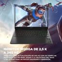 HP OMEN 16-ap0019ns, Ordenador portátil Gaming 16" 2.5K WQXGA (AMD Ryzen AI 9 365, 32GB RAM, 1TB SSD, NVIDIA GeForce RTX 5070, FreeDos) - Negro - Teclado QWERTY Español - 2