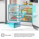 Hisense RS3P558NEIE - Frigorífico Americano Side By Side, 544L, 178.6cm, Interior Renovado, Enfriamiento Rápido, Tecnología Inverter, Alarma de Puerta Abierta, Balconera XXL, Gran Cajón - 10