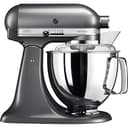 Kitchenaid Planetaria - Artisan - Robot da Cucina con testa inclinabile e 7 accessori - 4.8 L - Impastatrice - Color Argento medaglia - 1