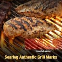 Utheer 304 Stainless Steel Grill Grates for Weber Spirit 2025 Front-Control Models, Fits Spirit E-210 E-310 E-325, 2PCS 7mm Solid Stainless Steel Replacement Grates, Replaces Weber 7637 - 3