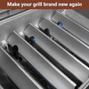 GFTIME 43,4 cm Flavorizer Bars für Weber Genesis II/LX 300 Serie II E-310, II E-330, II E-335, II S-335, II LX S/E-340, Genesis II 210, LX 240 (2017 and Newer), Heizplatten für Weber 66032/66795 - 7