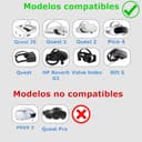 Digicharge Protector de Lente VR Cubierta para Meta Quest 3S, 3S Xbox Edition, Quest 3, Quest 2, Oculus Quest 1/RiftS, Valve Index, Pico 4, Espuma Premium, Protección contra el Polvo y los Arañazos - 4