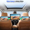 Double Din Wireless Apple CarPlay Android Auto Car Stereo 2 Din Radio with Bluetooth 7 Inch Touch Screen, FM, Video Output, Type-C/USB Fast Charging, USB/AUX/TF Input, SWC Mirror Link Backup Camera - 5