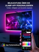 FFJ Retroilluminazione TV, 3,5 m, striscia LED Sync per TV e monitor PC da 40-50 pollici, striscia LED per TV con sensore, controllo smart app, sincronizzazione giochi e musica, strisce per home - 5