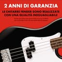 Fender Squier Debut Series Precision Chitarra Basso, Chitarra per Principianti, con garanzia di 2 anni, Nero - 6