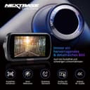 Nextbase® 622GW Dash cam Auto Fronte Retro | Modalità di Parcheggio 24/7 | Dashcam Auto 4K 2160p 30fps | Schermo Tattile da 3" Telecamera | Camera con Angolo di visione 140° | MicroSD da 64 GB Inclusa - 2