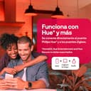 innr Bombilla Inteligente E27, Zigbee, Funciona con Hue* y Alexa (requiere puente), Luz LED Blanca y Colores, Lámpara RGB, Regulable, 50% más de brillo, 1210 Lúmenes - 1 pieza - 2