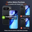 LK 2+2 Pack Screen Protector for Google Pixel 10 Pro, 2pcs Tempered Glass Screen Protector & 2 Camera Lens Protector for 10 Pro, Support Fingerprint Unlock, HD Screen, Anti-Scratch, Easy Installation - 2