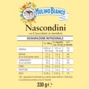 Mulino Bianco Biscotti Frollini Nascondini con Cioccolato da Mordere, Senza Olio di Palma, Colazione Ricca di Gusto, 330 g - 2