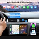 Haudio Autoradio 2 DIN Bluetooth con CarPlay wireless & Android Auto,con schermo 7 pollici Touchscreen Lettore, Mirror Link,FM Radio,Telecamera di backup,Bluetooth 5.0,AUX(RAM 2GB+ROM 32GB) - 4