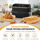 180 Stück Backpapier für Heißluftfritteuse Cosori 10l, Airfryer Backpapier Heißluftfritteuse für Cosori Dual Blaze Twinfry 10l, Air Fryer Paper Airfryer Zubehör - 4