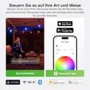 Nanoleaf Smart LED Lichterkette Außen 15m Starter Kit - 20 dimmbare RGBICW Gem Glühbirnen, IP65 wasserdicht, WLAN Kontrolle mit App und Stimme (Matter Alexa Siri Apple Google Home) Balkon Garten Party - 9