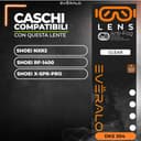 Everalo Pinlock Compatibile con Shoei Nxr 2 - Z8 - Xspr Pro - X15 - Cwr F2 – Lente Antiappannamento DKS304 Compatibile - 2