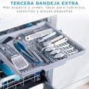 Midea Lavavajillas 60 cm+++ Blanco para 14 servicios - Lavaplatos libre instalación - Compacto con 10 Programas de Lavado integrable - Filtro Antibacterias y Programación Horaria Nuevo Modelo - 8