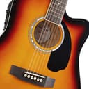 Ashthorpe Dreadnought Cutaway Akustik-E-Gitarren-Set in voller Größe – Premium Tonewoods – Sunburst - 4