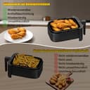 Inja Accesorio para freidora de aire caliente, accesorios para Ninja Foodi Max Dual Zone AF400EU AF300EU 7,6L-9,5L (AF400EU 7,6L-9,5L) - 7