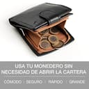 Lavalen Carteras para Hombre Piel - Monedero con Estilo - Cartera Hombre Hecha a Mano Cuero Auténtico - Billeteras con RFID - La Cartera Cómoda - Wallets for Men - Regalos Originales. - 5