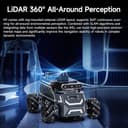 Yahboom ROS2 Smart Car Rosmaster M1 Multimodal AI Vision Large Model, Slam Navigation Programming, Mecanum Wheels Robot(M1 Standard with RDK-X5-8GB) - 2