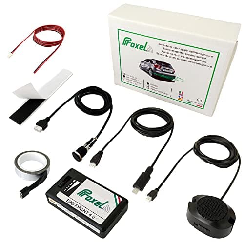 Proxel - Sensori di Parcheggio Elettromagnetici Invisibili, Anteriori, EPS-FRONT 4.0, Senza Forare il Paraurti, Kit Universale e Originale