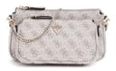 Guess Noelle Dove Logo Pouch Schultertasche, Dunkle Eiche, One size, Noelle II Doppeltasche Crossbody - 1