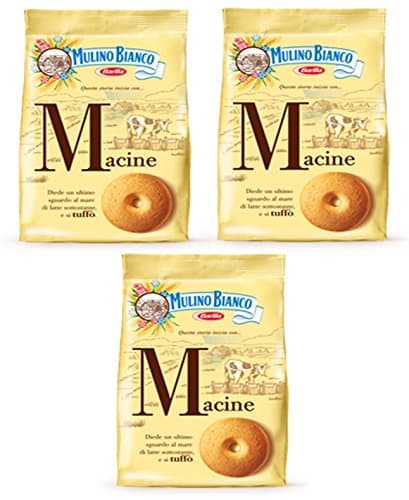 Mulino Bianco Macine - Galletas italianas 350 g, pack con 3 unidades