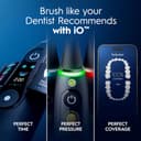 Oral-B iO10 Electric Toothbrushes For Adults, Gifts For Women / Men, 1 Handle, 1 Ultimate Clean Toothbrush Head, Charging Travel Case, 7 Modes, 2 Pin Plug, Cosmic Black, Oral B IO Toothbrush - 6