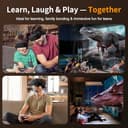 XWP Visore Realtà Virtuale Con Cuffie, Occhiali Per 3D VR Con Lenti HD, Compatibile Con iPhone E Android (4,7–7,2"), Immersivo Per Giochi, Film E Divertimento In Famiglia, Amici - 7