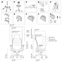 Steelcase Series 2 Ergonomic Office Chair With LiveBack Lumbar Support, 4D Armrests, Adjustable Headrest Black/Black; Made in Europe - 3