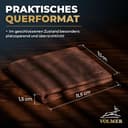 Diverso Cartera De Cuero En Horizontal Hombres Mujeres Bloqueo RFID Fa.Volmer Serie #Easycomfort (Marron) - 3