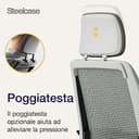 Sedia da ufficio ergonomica Steelcase Series 2 con supporto lombare LiveBack, braccioli 4D, poggiatesta regolabile Truffle; Prodotto in Europa - 8