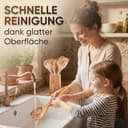 GOLDENBERG® Premium Kochlöffel Set + Halter | 8-teilig | feinstes italienisches Olivenholz | antibakteriell & langlebig | 2x Pfannenwender Holz, 2x Kochlöffel Holz, Salatbesteck & Spaghettilöffel - 6