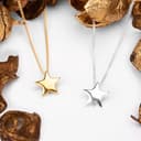 HENRYKA 925 Sterling Silver Minimal Star Necklace - 18'' Chain | Boho Layered Pendant Choker | Gifts for Her - 5