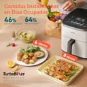 Cosori Freidora de Aire Turbo Blaze™ 6L, Air Fryer 46% Más Rápida con Motor DC, Freidora sin Aceite 9 en 1, con 117 Recetas de Chef, Apta para Lavavajillas, Freír, Hornear, Asar, Deshidratar, Blanca - 4