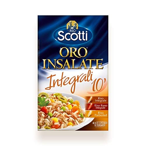 Riso Scotti - Riso Oro Insalate Integrali 10' - Mix di Riso Integrale, Riso Rosso Integrale e Riso Parboiled - 850 gr