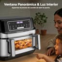 Freidora Aire 12 Litros | Freidora de Aire XXL Flexible Ajuste 1 Zona o 2 Zona, 2600W Doble Resistencia Control Independiente con Ventana y Luz, Air Fryer Grande 8-en-1 Controles táctiles Rezeptbuch - 3
