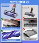 Testina di ricambio anti-groviglio per aspirapolvere Dyson V7 V8 V10 V11 V15 SV10 SV11 SV12 SV14 Ricambi per pavimenti e tappeti Dyson - 3