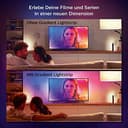 Philips Hue White & Color Ambiance Gradient Lightstrip (55 Zoll), dimmbarer LED Streifen für den Fernseher mit 16 Mio. Farben und Farbverläufen, smarte Heimkino TV Hintergrundbeleuchtung, schwarz - 5