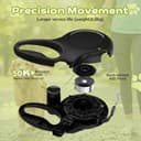 Ecofocet Guinzaglio per Cani Allungabile 8m(Fino a 50 kg), Guinzaglio Retrattile per Cani con Portasacchetti Integrato e Pulsante di Freno Rapido, Guinzaglio Esteso Senza Grovigli a 360° (Nero) - 5